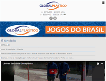 Tablet Screenshot of globalplastico.com.br